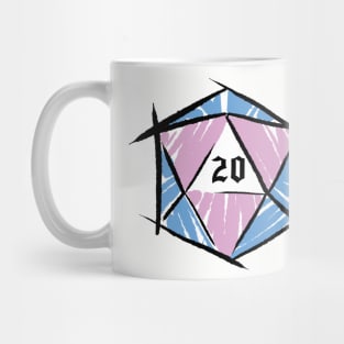 Trans Pride Dice Mug